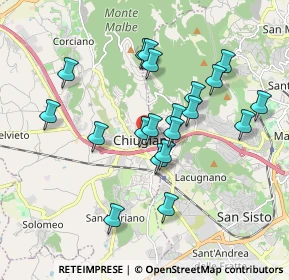 Mappa Via Giacomo Matteotti, 06073 Corciano PG, Italia (1.746)