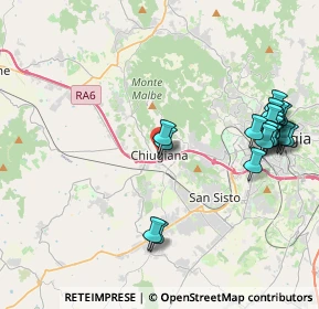 Mappa Via Giacomo Matteotti, 06073 Corciano PG, Italia (4.8605)