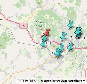 Mappa Via Giacomo Matteotti, 06073 Corciano PG, Italia (4.18071)