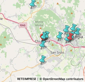 Mappa Via Giacomo Matteotti, 06073 Corciano PG, Italia (3.65385)