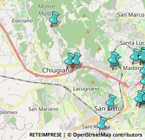 Mappa S.da Trasimeno Ovest, 06073 Perugia PG, Italia (3.09625)