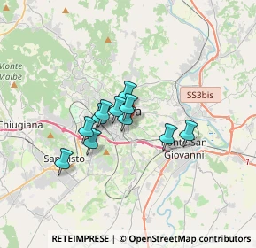 Mappa Via San Girolamo, 06126 Perugia PG, Italia (2.30455)