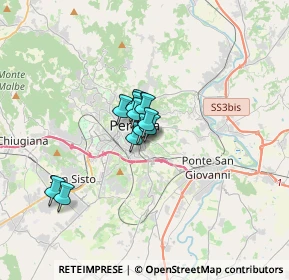 Mappa Via San Girolamo, 06126 Perugia PG, Italia (1.78667)