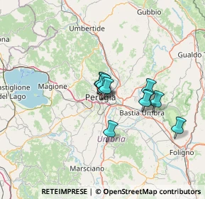 Mappa Via San Girolamo, 06126 Perugia PG, Italia (9.28636)