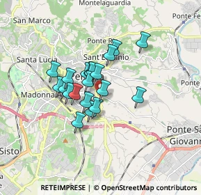 Mappa Via San Girolamo, 06126 Perugia PG, Italia (1.2285)