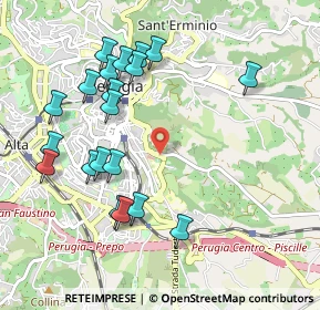 Mappa Via San Girolamo, 06126 Perugia PG, Italia (1.1)