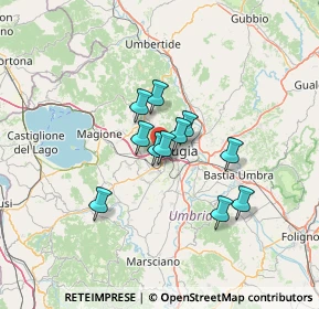 Mappa Via Carlo Pisacane, 06127 Perugia PG, Italia (9.70636)
