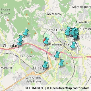 Mappa Via Carlo Pisacane, 06127 Perugia PG, Italia (2.482)