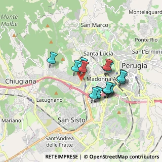 Mappa Via Carlo Pisacane, 06127 Perugia PG, Italia (1.43688)