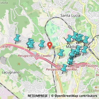 Mappa Via Firenze, 06127 Perugia PG, Italia (1.115)