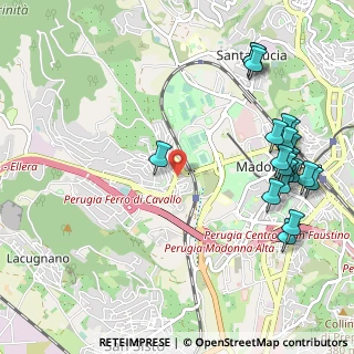 Mappa Via Firenze, 06127 Perugia PG, Italia (1.351)