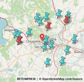 Mappa Via Carlo Pisacane, 06127 Perugia PG, Italia (8.471)