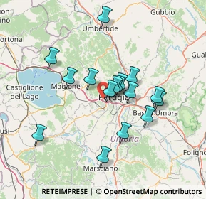 Mappa Via Sebastiano Caboto, 06127 Perugia PG, Italia (12.44688)