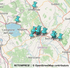 Mappa Via Sebastiano Caboto, 06127 Perugia PG, Italia (10.06467)