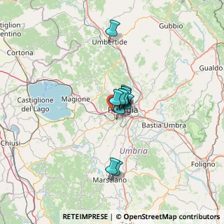 Mappa Via Sebastiano Caboto, 06127 Perugia PG, Italia (7.78545)