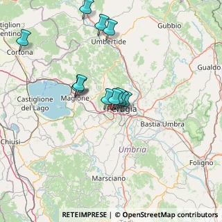Mappa Via Sebastiano Caboto, 06127 Perugia PG, Italia (13.16333)