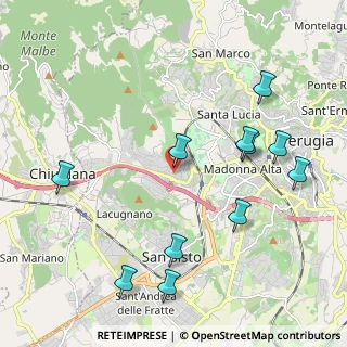 Mappa Via Sebastiano Caboto, 06127 Perugia PG, Italia (2.43)