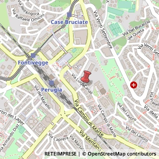 Mappa Via della Ferrovia, 5, 06124 Perugia, Perugia (Umbria)