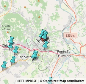 Mappa Via Nicola Danzetta, 06121 Perugia PG, Italia (3.68067)