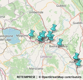 Mappa Via Nicola Danzetta, 06121 Perugia PG, Italia (13.49727)