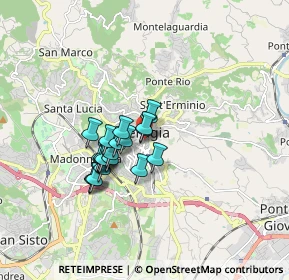 Mappa Via Nicola Danzetta, 06121 Perugia PG, Italia (1.284)