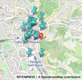 Mappa Via XIV Settembre, 06126 Perugia PG, Italia (0.389)