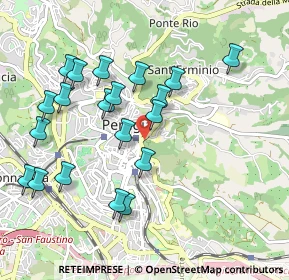 Mappa Via XIV Settembre, 06126 Perugia PG, Italia (1.037)