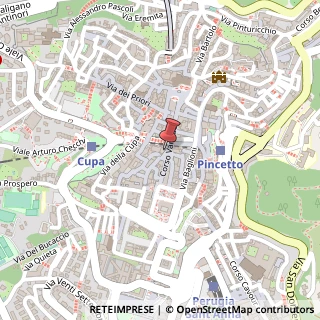 Mappa Corso Pietro Vannucci, 63, 06123 Perugia, Perugia (Umbria)