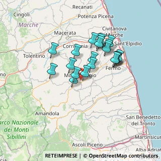 Mappa Contrada Castagneto, 63833 Montegiorgio FM, Italia (12.04)
