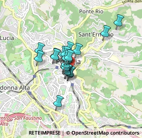 Mappa Via della Rupe, 06121 Perugia PG, Italia (0.5535)