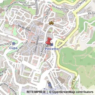 Mappa Via Guglielmo Oberdan, 24, 06121 Perugia, Perugia (Umbria)