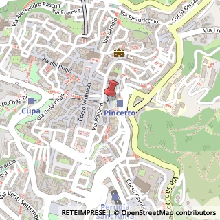 Mappa Via Guglielmo Oberdan,  1, 06121 Perugia, Perugia (Umbria)