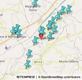 Mappa Via Montonese Sud, 63844 Grottazzolina FM, Italia (2.00611)