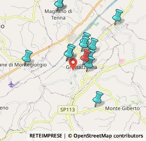 Mappa Via Montonese Sud, 63844 Grottazzolina FM, Italia (1.72385)