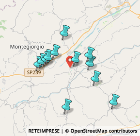 Mappa Via Montonese Sud, 63844 Grottazzolina FM, Italia (3.23083)