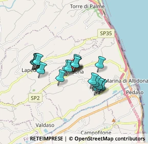 Mappa Via Bertacchini, 63824 Altidona FM, Italia (1.3165)