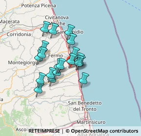 Mappa Via Bertacchini, 63824 Altidona FM, Italia (10.479)