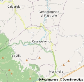 Mappa Via Giuseppe Mazzini, 62020 Cessapalombo MC, Italia (0.90455)