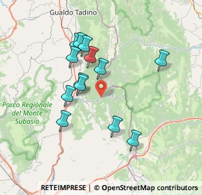 Mappa Strada Septempedana, 06025 Nocera Umbra PG, Italia (6.67692)