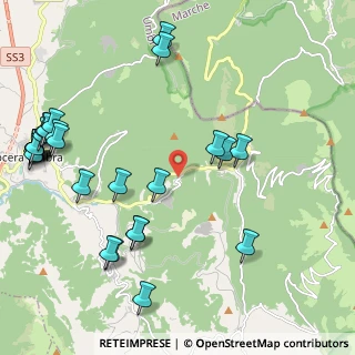 Mappa Strada Septempedana, 06025 Nocera Umbra PG, Italia (2.90714)
