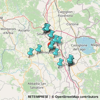 Mappa Viale Pietro Calamandrei, 53045 Montepulciano SI, Italia (10.3345)