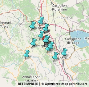 Mappa Viale Pietro Calamandrei, 53045 Montepulciano SI, Italia (8.622)