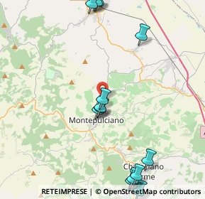 Mappa Viale Pietro Calamandrei, 53045 Montepulciano SI, Italia (5.26923)