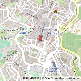 Mappa Piazza Alfredo Avanzini, 6, 06125 Perugia, Perugia (Umbria)
