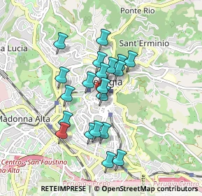 Mappa Piazza Italia, 06121 Perugia PG, Italia (0.761)