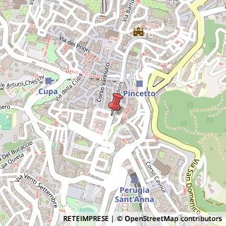 Mappa Piazza Italia, 4, 06121 Perugia, Perugia (Umbria)