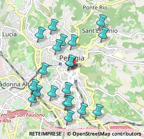 Mappa Via Marzia, 06100 Perugia PG, Italia (1.0425)