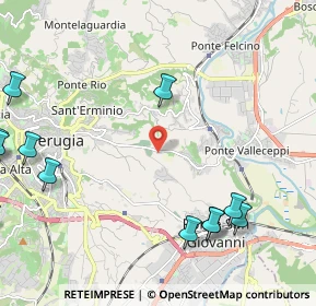 Mappa Strada Perugia - Ponte Valleceppi, 06126 Perugia PG, Italia (3.20583)