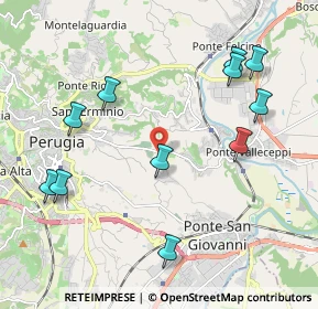 Mappa Strada Perugia - Ponte Valleceppi, 06126 Perugia PG, Italia (2.38091)