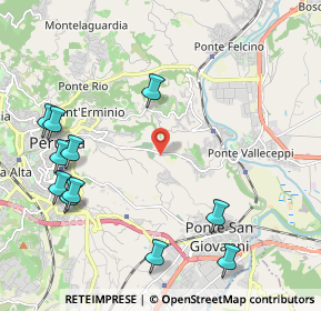 Mappa Strada Perugia - Ponte Valleceppi, 06126 Perugia PG, Italia (2.68091)